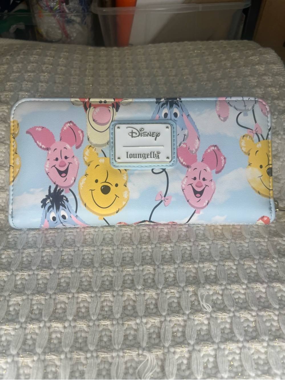 NWT Loungefly Disney Winnie the Pooh Balloon Friends Zip Around Wallet Tigger - Picture 3 of 6